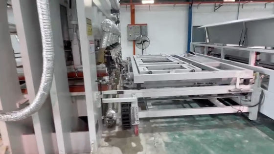 주문 목재 페르티컬 보드 멜라민 라미네이션 단기 순환 핫 프레스 머신 online manufacture