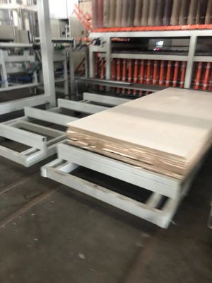 주문 전체 자동 고압 짧은 사이클 열 압력 나무 보드 MDF 보드 라미네이션 online manufacture